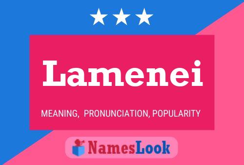 Lamenei Name Poster