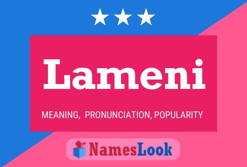 Lameni Name Poster