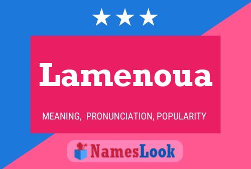 Lamenoua Name Poster