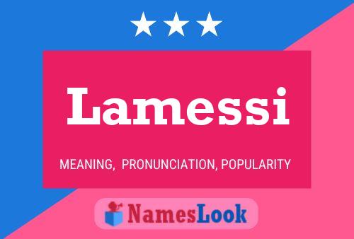 Lamessi Name Poster