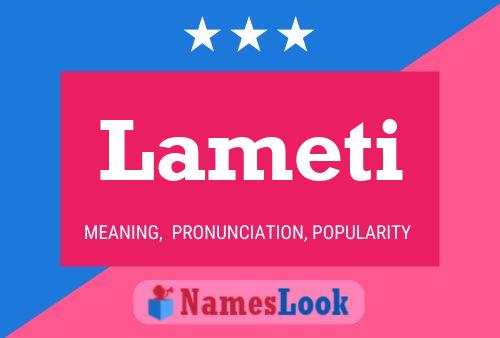 Lameti Name Poster