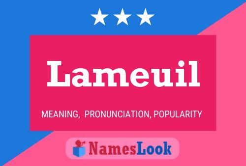 Lameuil Name Poster