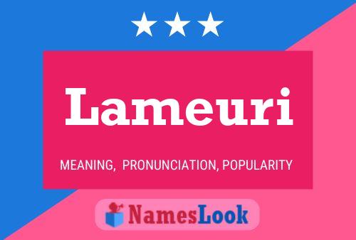 Lameuri Name Poster