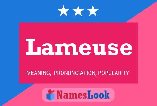 Lameuse Name Poster