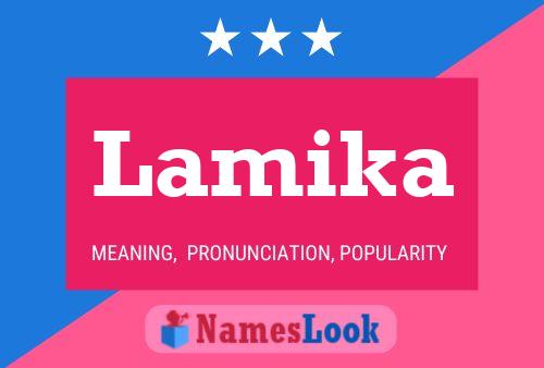 Lamika Name Poster