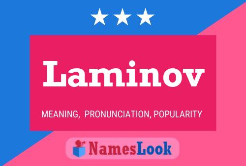 Laminov Name Poster