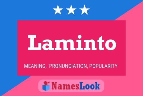 Laminto Name Poster