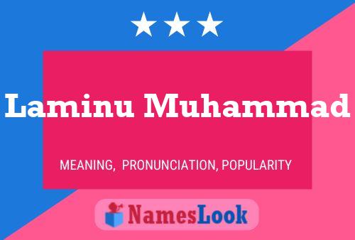 Laminu Muhammad Name Poster