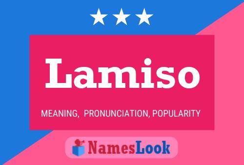 Lamiso Name Poster