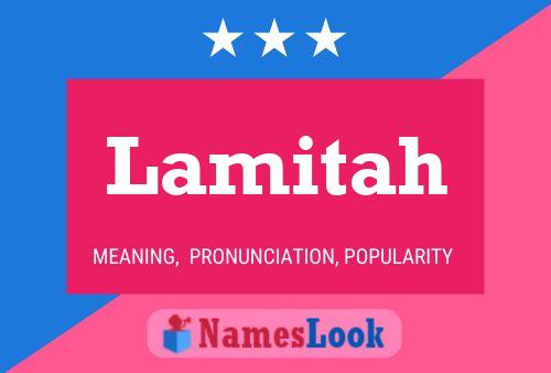 Lamitah Name Poster