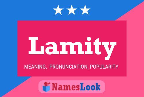 Lamity Name Poster