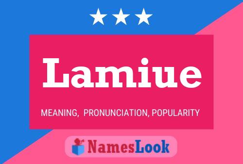 Lamiue Name Poster