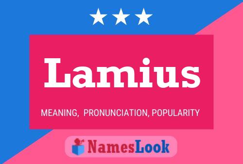 Lamius Name Poster