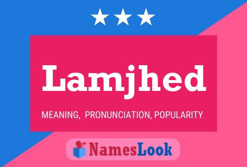 Lamjhed Name Poster