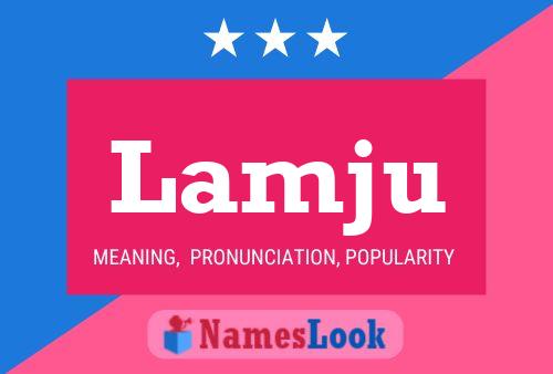 Lamju Name Poster