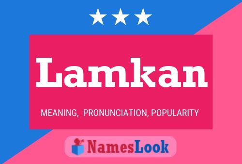 Lamkan Name Poster