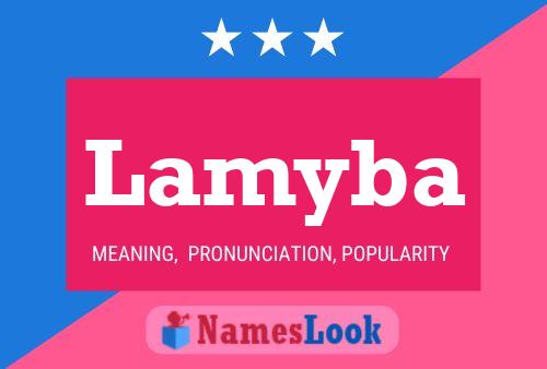 Lamyba Name Poster