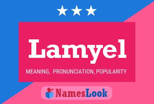 Lamyel Name Poster