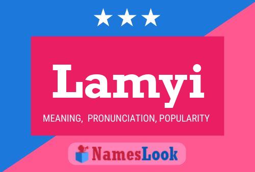 Lamyi Name Poster