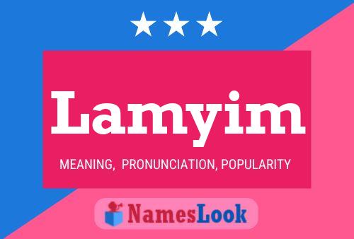 Lamyim Name Poster