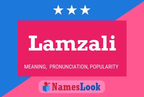 Lamzali Name Poster