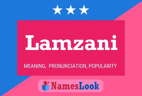 Lamzani Name Poster