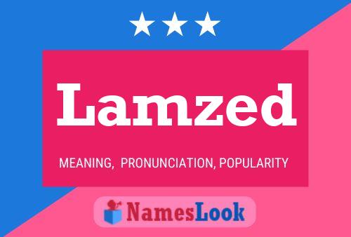 Lamzed Name Poster