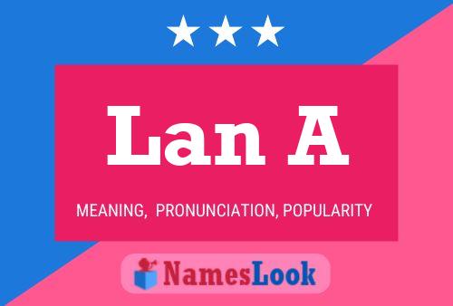 Lan A Name Poster