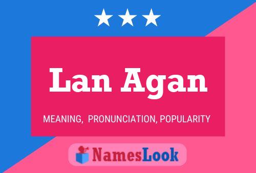 Lan Agan Name Poster