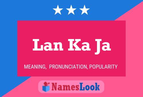 Lan Ka Ja Name Poster