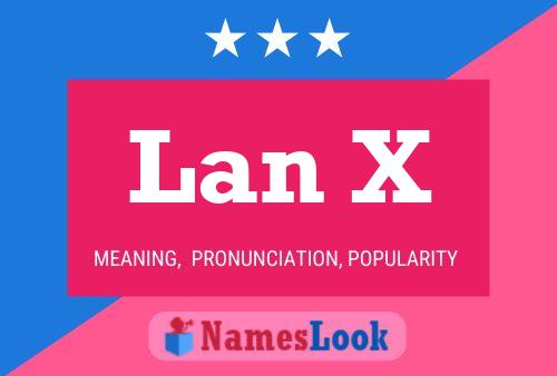 Lan X Name Poster