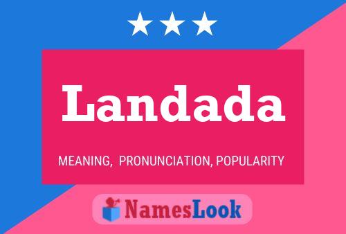 Landada Name Poster