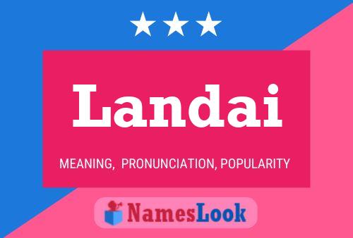 Landai Name Poster