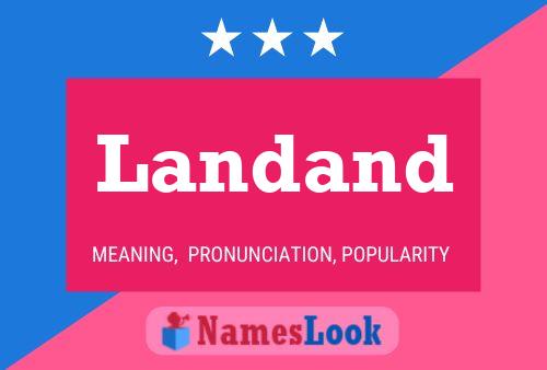 Landand Name Poster