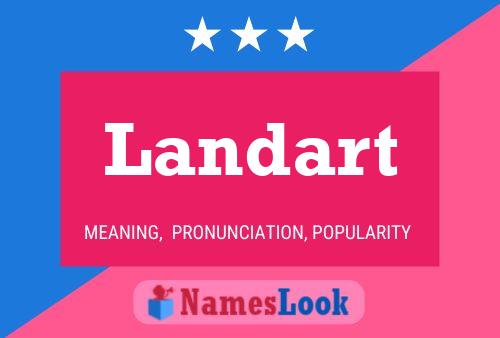 Landart Name Poster