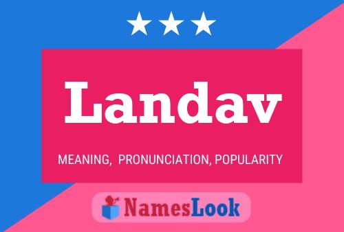 Landav Name Poster