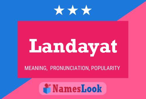 Landayat Name Poster