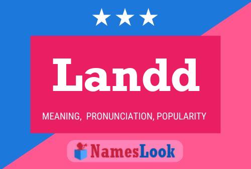 Landd Name Poster