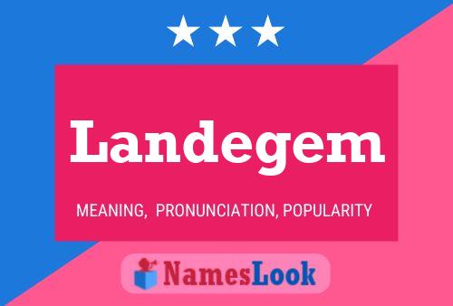 Landegem Name Poster