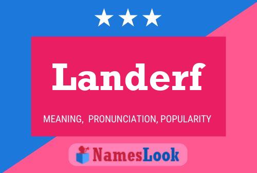 Landerf Name Poster