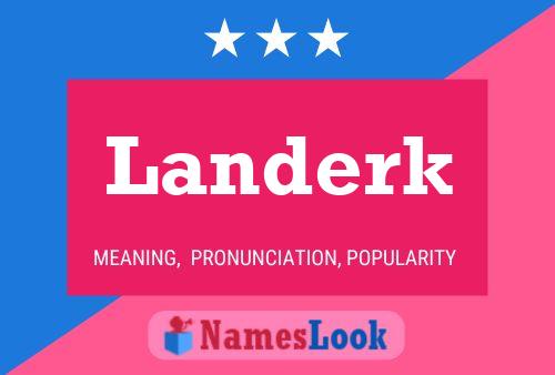 Landerk Name Poster