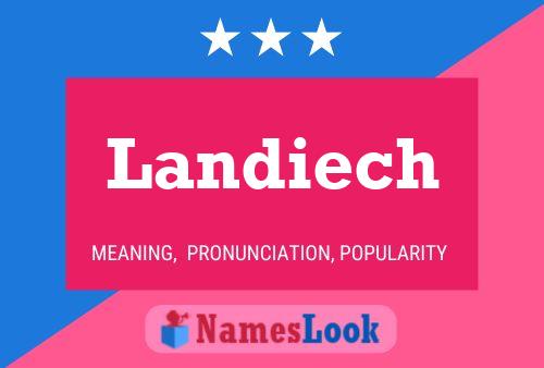 Landiech Name Poster