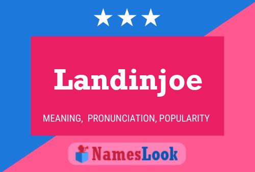 Landinjoe Name Poster