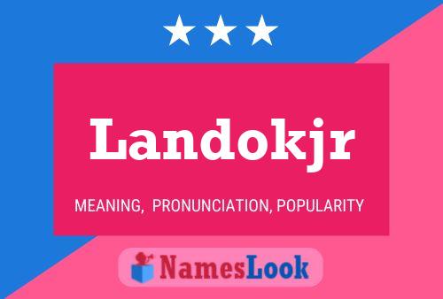 Landokjr Name Poster