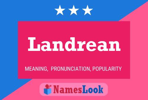 Landrean Name Poster