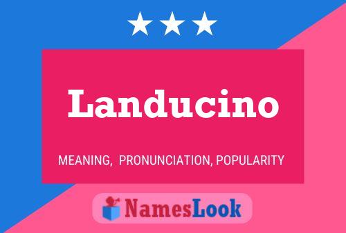 Landucino Name Poster