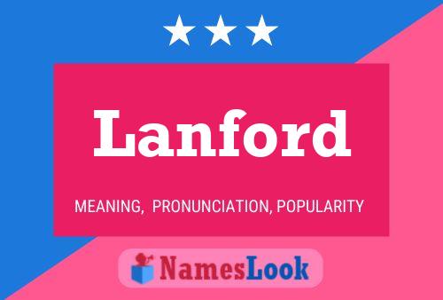 Lanford Name Poster