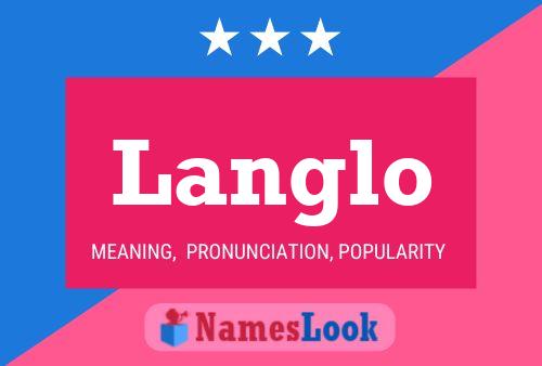 Langlo Name Poster