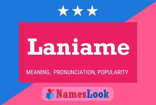 Laniame Name Poster