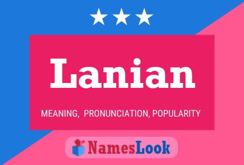 Lanian Name Poster